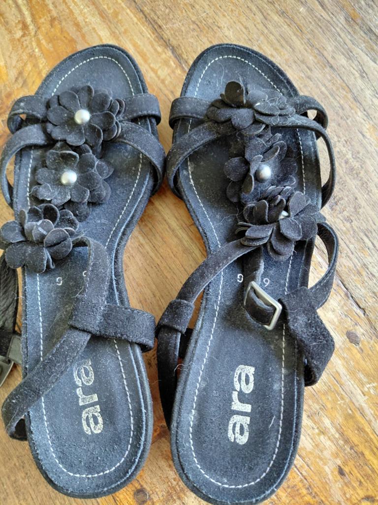 Ara sandalen maat 39, Kleding | Dames, Schoenen, Ophalen of Verzenden, Zo goed als nieuw, Zwart, Sandalen of Muiltjes