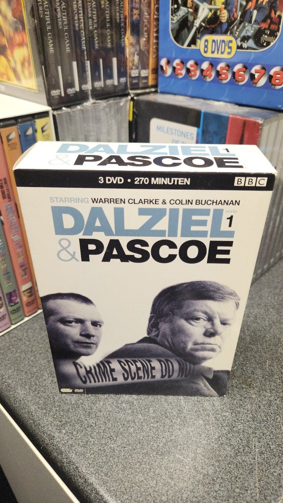 Dalziel & Pascoe - Seizoen 1 (3 DVD's), Nederlands, Ophalen of Verzenden, Inclusief doosje, Gebruikt