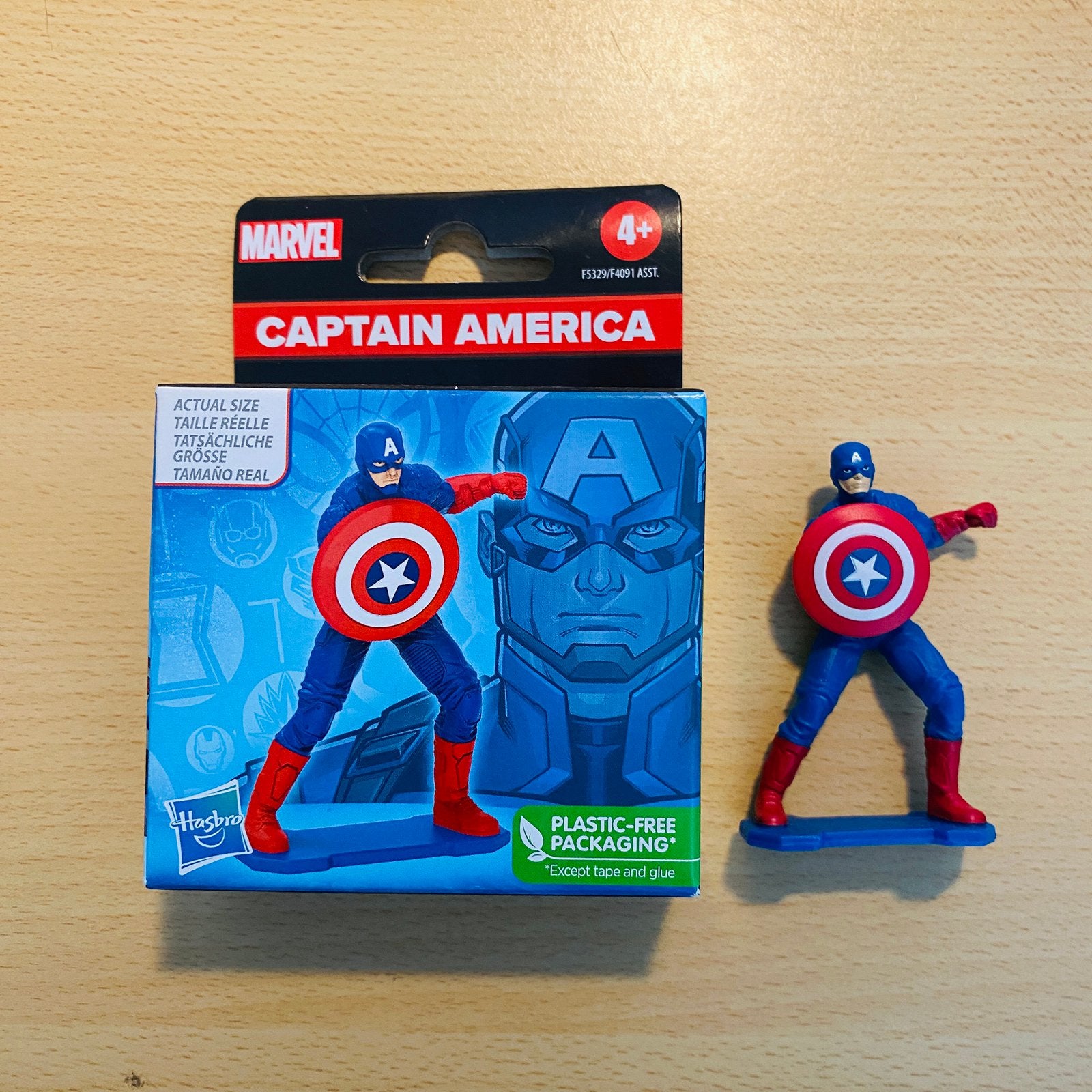 Marvel - Captain America Mini Figure (Hasbro), Ophalen of Verzenden, Zo goed als nieuw