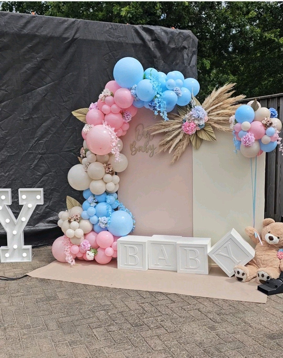 Gender reveal babyshower, Ophalen of Verzenden, Zo goed als nieuw, Geboorte of Huwelijk