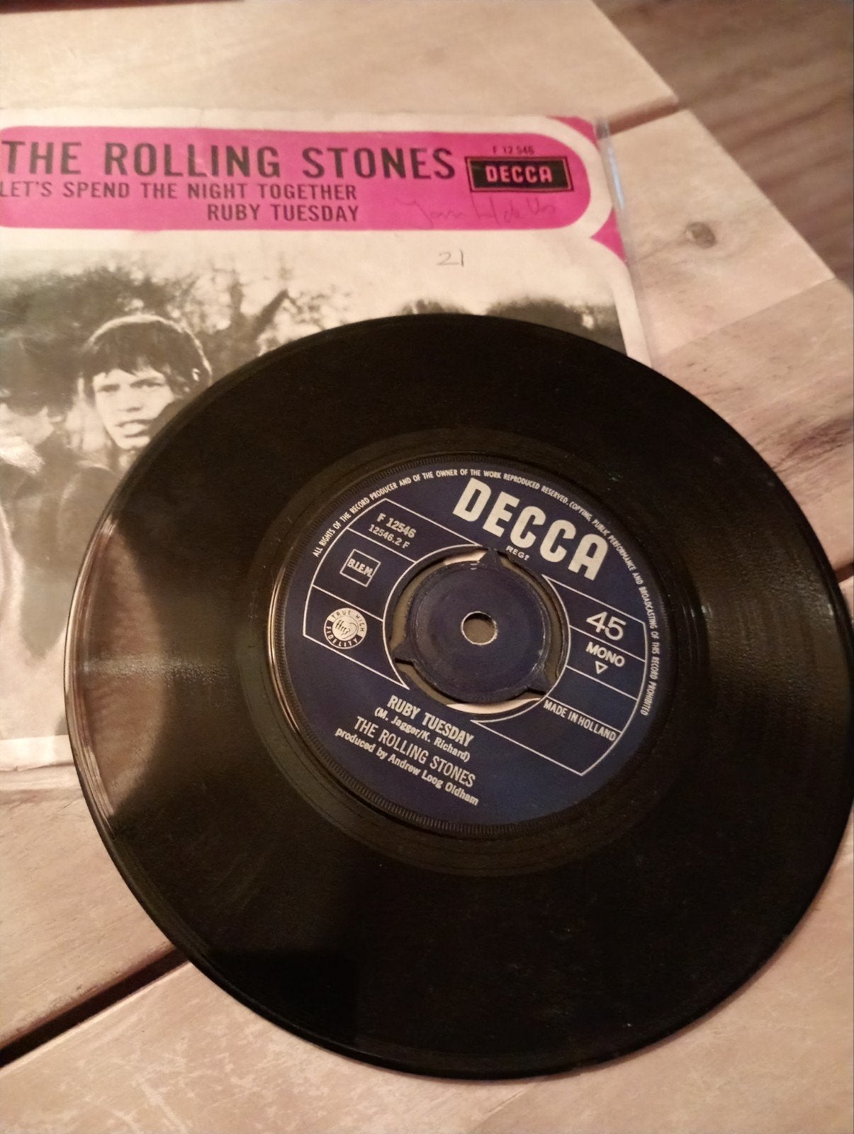 rolling stones singel, Ophalen