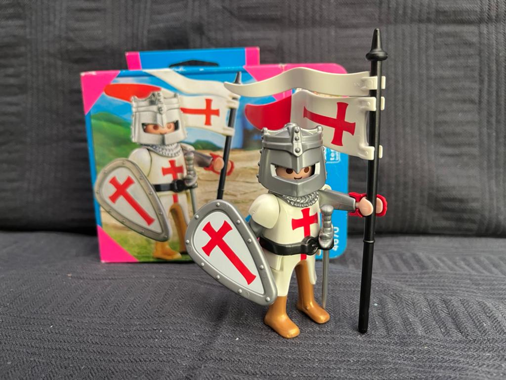 Playmobil tempelier ridder in doosje, Ophalen of Verzenden, Zo goed als nieuw
