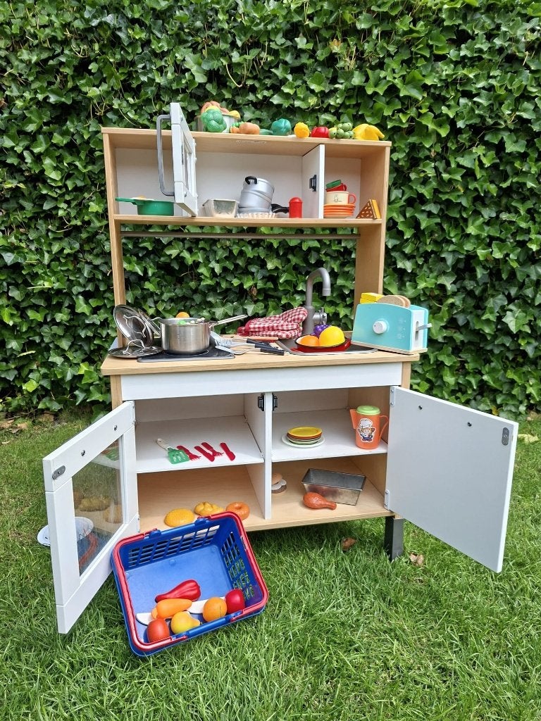 Mooie SPEELKEUKEN Ikea Duktig met ENORM veel accessoires!, Ophalen, Gebruikt, Overige materialen, Speelkeuken