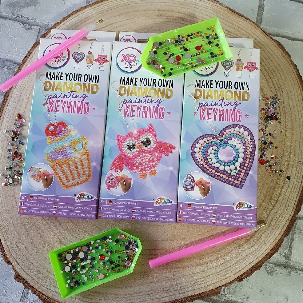 Diamond painting sleutelhanger bundel creatief maken diy 3 s
