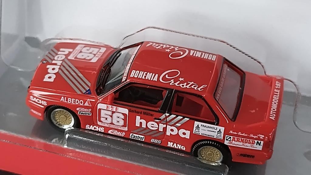 BMW M3 e30 Touring wagen DTM 1:87 H0 Herpa Pol, Hobby en Vrije tijd, Modelauto's | 1:87, Auto, Verzenden, Cars@herpa.de, Nieuw