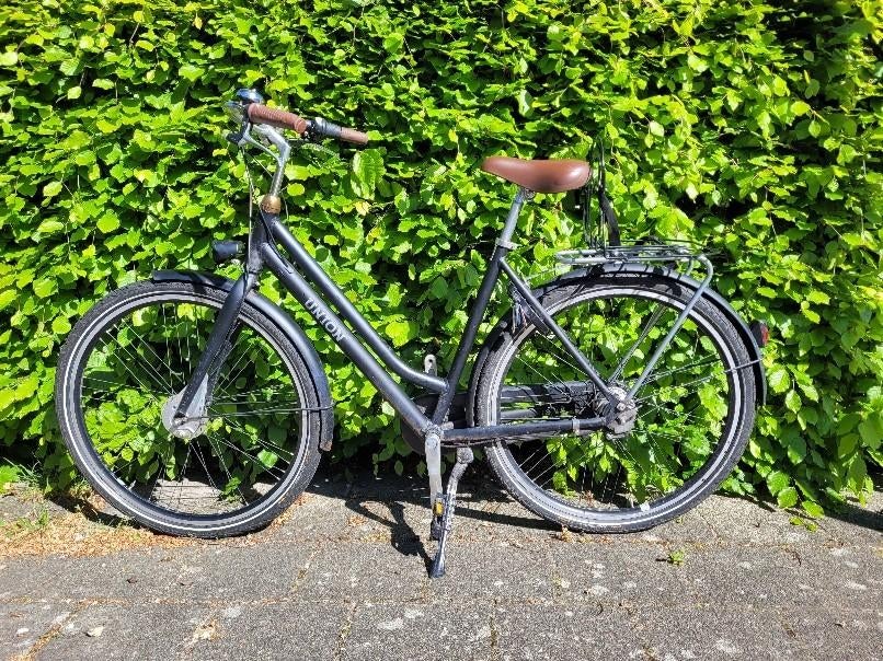 Jongensfiets, Union, zwart, Fietsen en Brommers, Ophalen, Versnellingen, Union, Trommelrem