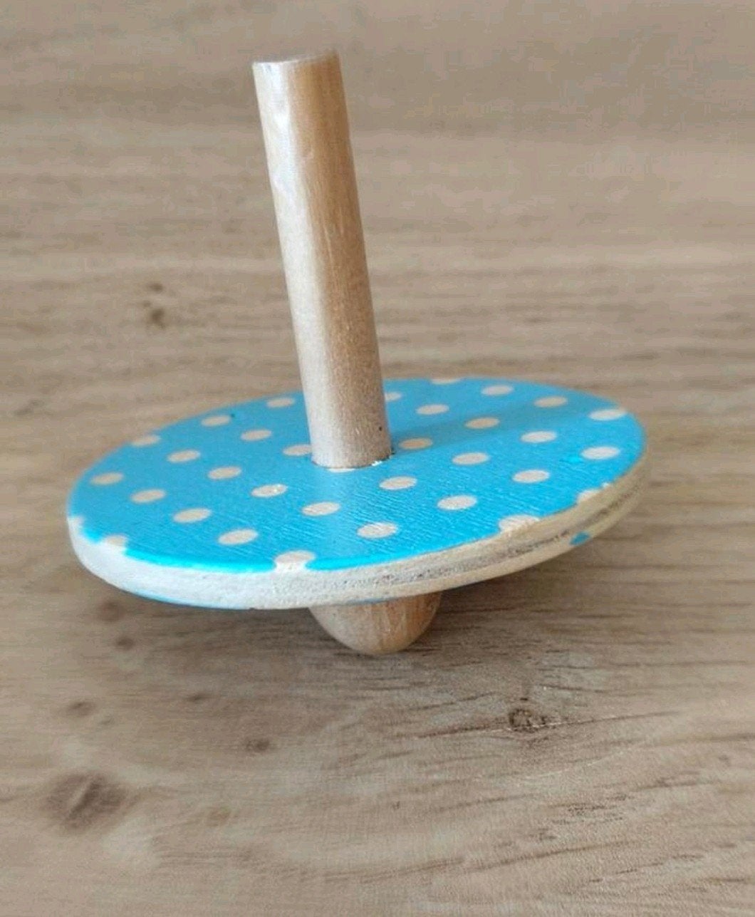 Houten tol - Speelgoed, Verzenden, Zo goed als nieuw, Overige typen