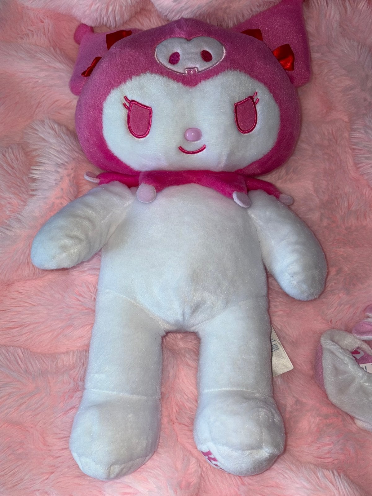 Kuromi build a bear valentines collectie, Beer, Ophalen of Verzenden, Zo goed als nieuw, Middelgroot (20 tot 80 cm)