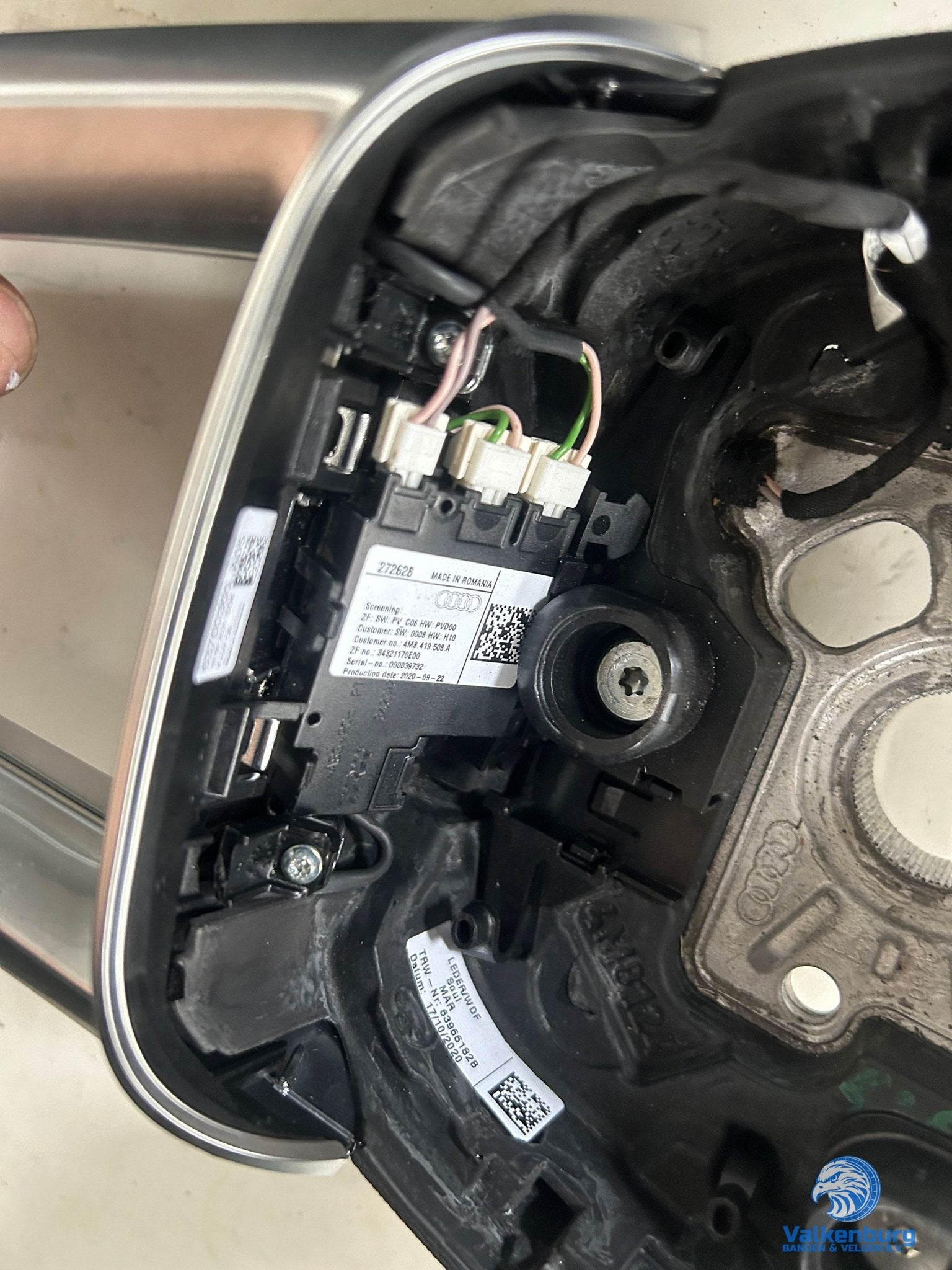 Originele Audi A4 S4 Q4 Q5 Q7 Q8 geperforeerd leder stuurwie, Gebruikt, -, -, Ophalen of Verzenden