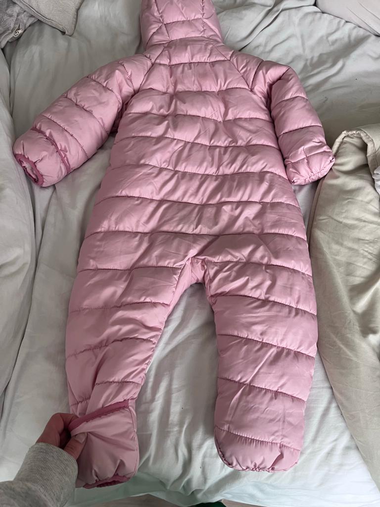 Roze baby winteroverall met oortjes - Maat 86/92, Ophalen of Verzenden, Nieuw, Meisje