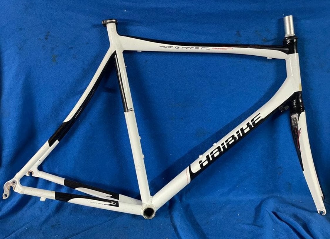 Aluminium 62ct Haibike frame racefiets, Fietsen en Brommers, Verzenden, Gebruikt, Frame, Aluminium