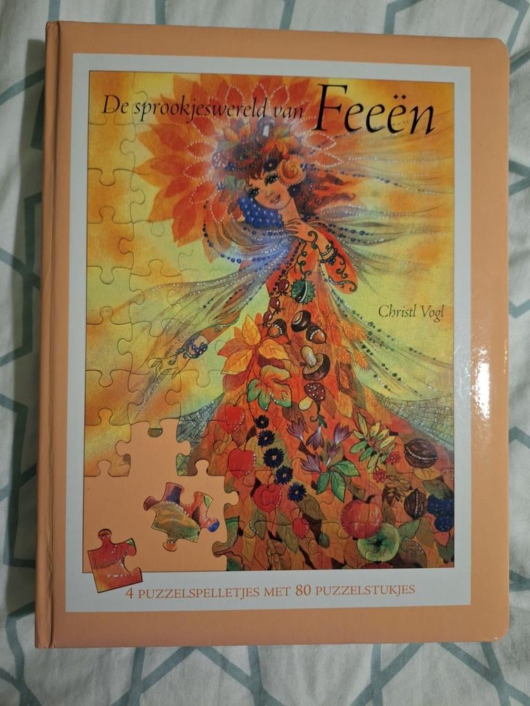 Sprookjesboeken Christl Vogl: Elfen & Feeën met 8 puzzels, Ophalen of Verzenden, Zo goed als nieuw, Christl Vogl