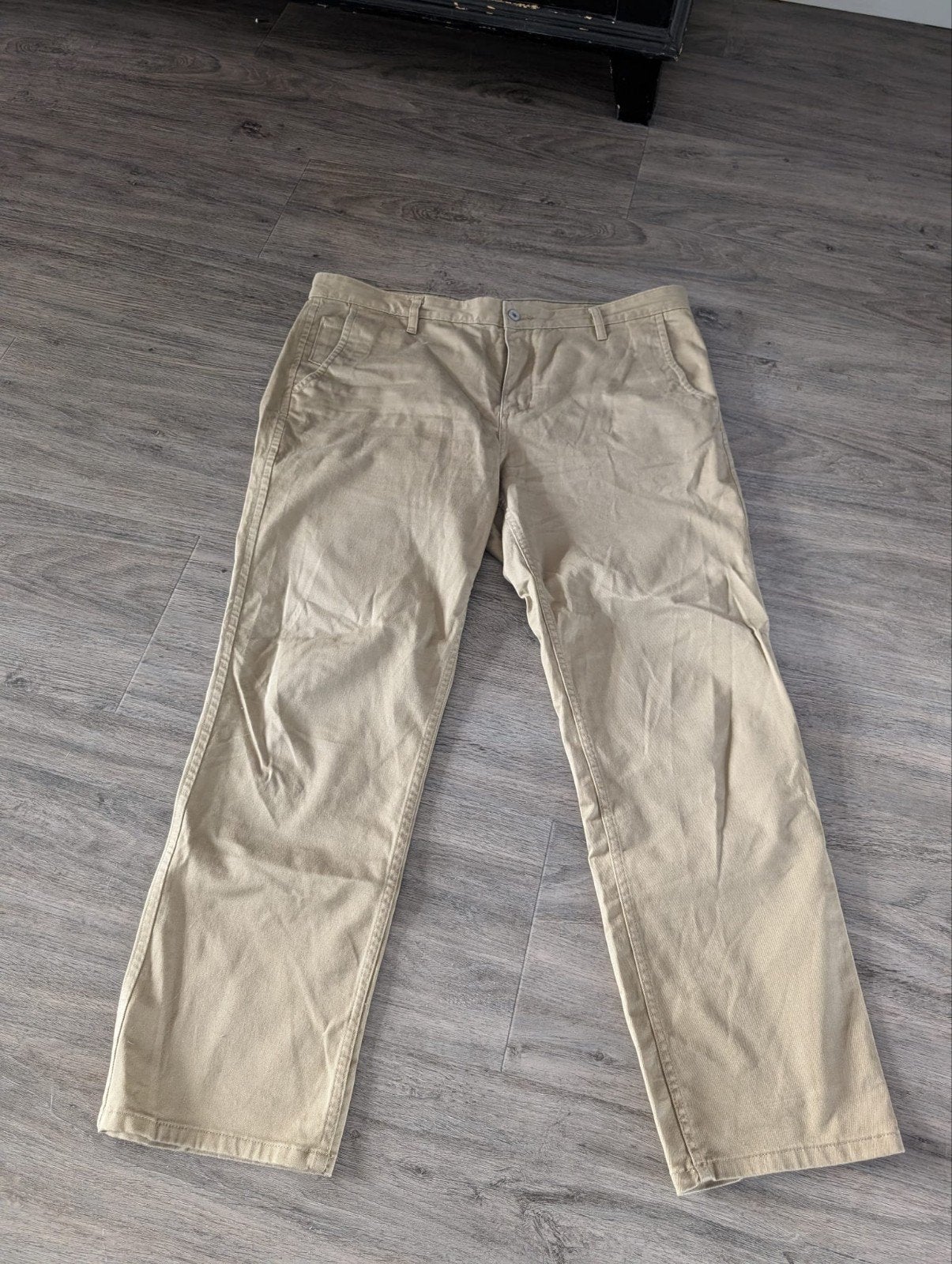Dockers WaterLess Chino Broek - Maat W38 L30, Beige, Overige maten, Ophalen of Verzenden, Zo goed als nieuw