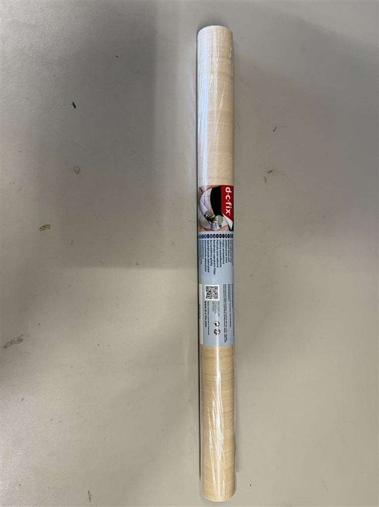 2m x 45cm licht esdoornhout houtnerf plastic zelfklevend vin, Hobby en Vrije tijd, Stickers en Plaatjes, Ophalen of Verzenden