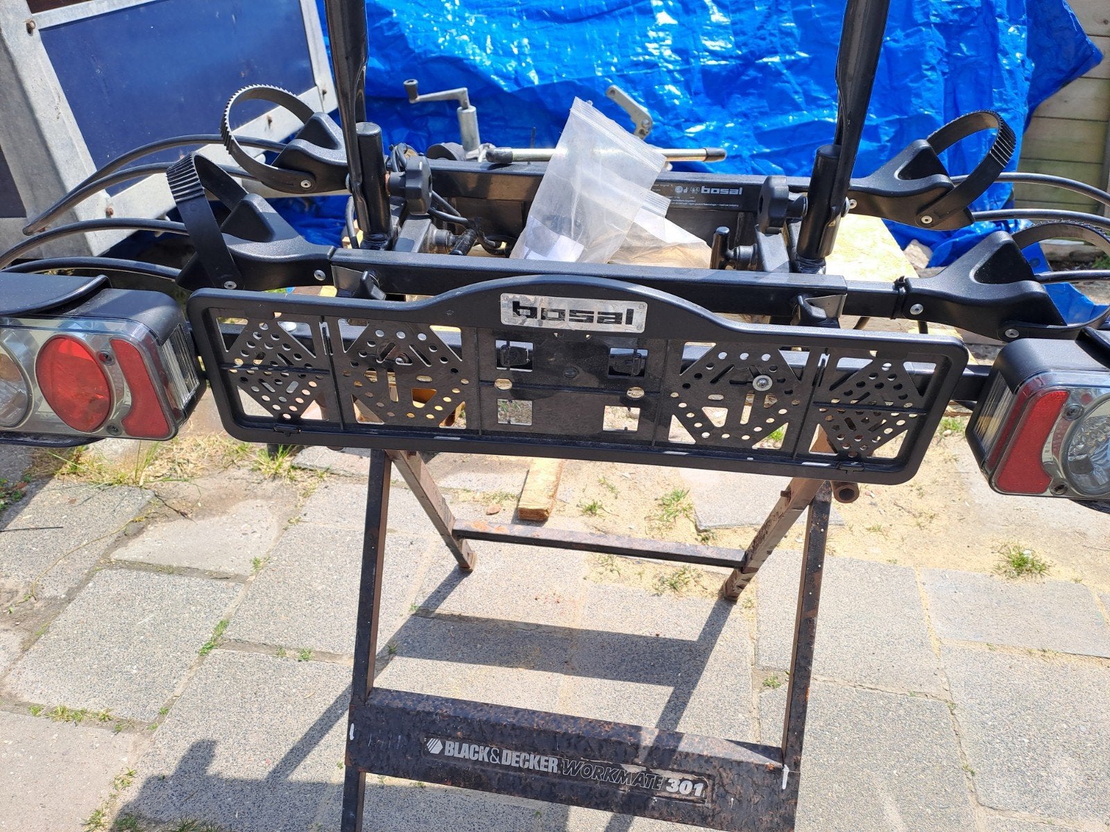 Bosal Trekhaak Fietsendrager voor 2 fietsen, Auto diversen, Fietsendragers, Ophalen, 2 fietsen, Gebruikt, Trekhaakdrager