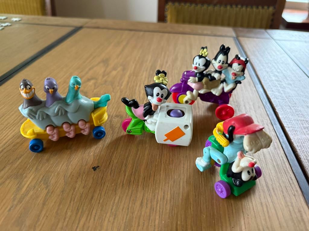 Happy Meal Animaniacs 1995 - compleet, Verzamelen, Stripfiguren, Ophalen of Verzenden, Looney Tunes, Gebruikt, Beeldje of Figuurtje