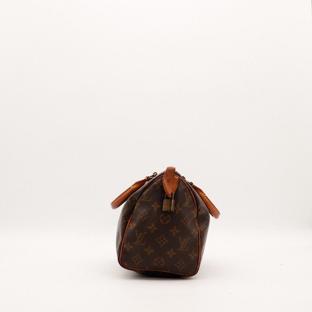Louis Vuitton Speedy 25 canvas 25x19x15 cm handtas, Verzenden, Gebruikt, Bruin, Handtas
