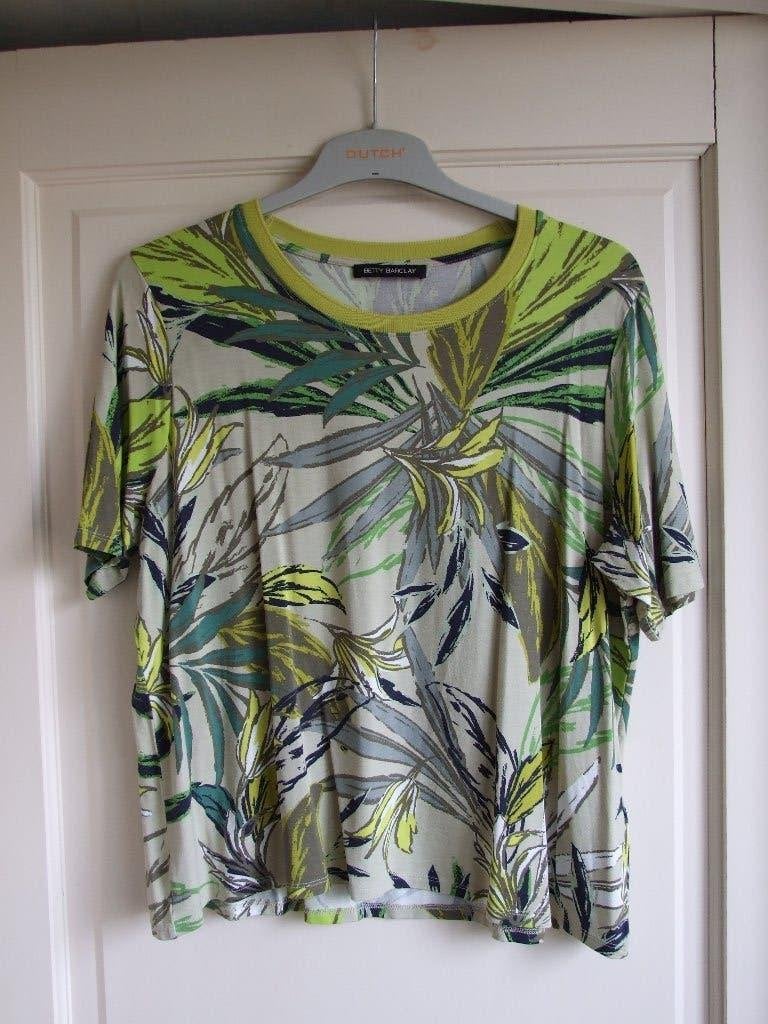 Betty Barclay nieuwe top bladerprint lime 46, Kleding | Dames, Maat 46/48 (XL) of groter, Betty Barclay, Nieuw, Ophalen of Verzenden