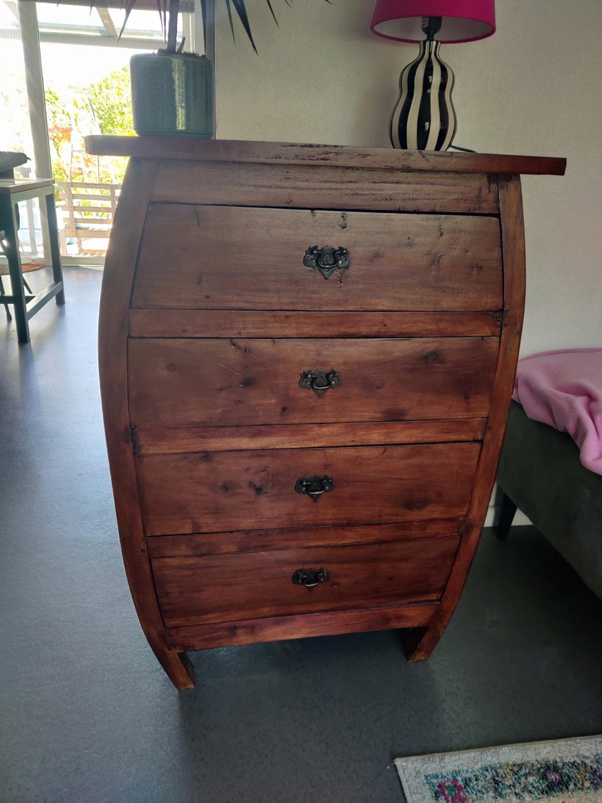 Vintage ladekast, Ophalen, Gebruikt, 50 tot 100 cm, 3 of 4 laden