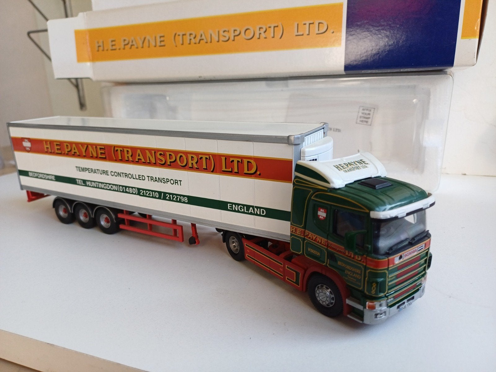Scania 124L 400 Corgi 1:50 H.E. Paye ltd truck lkw, Ophalen of Verzenden, Zo goed als nieuw, Bus of Vrachtwagen, Corgi