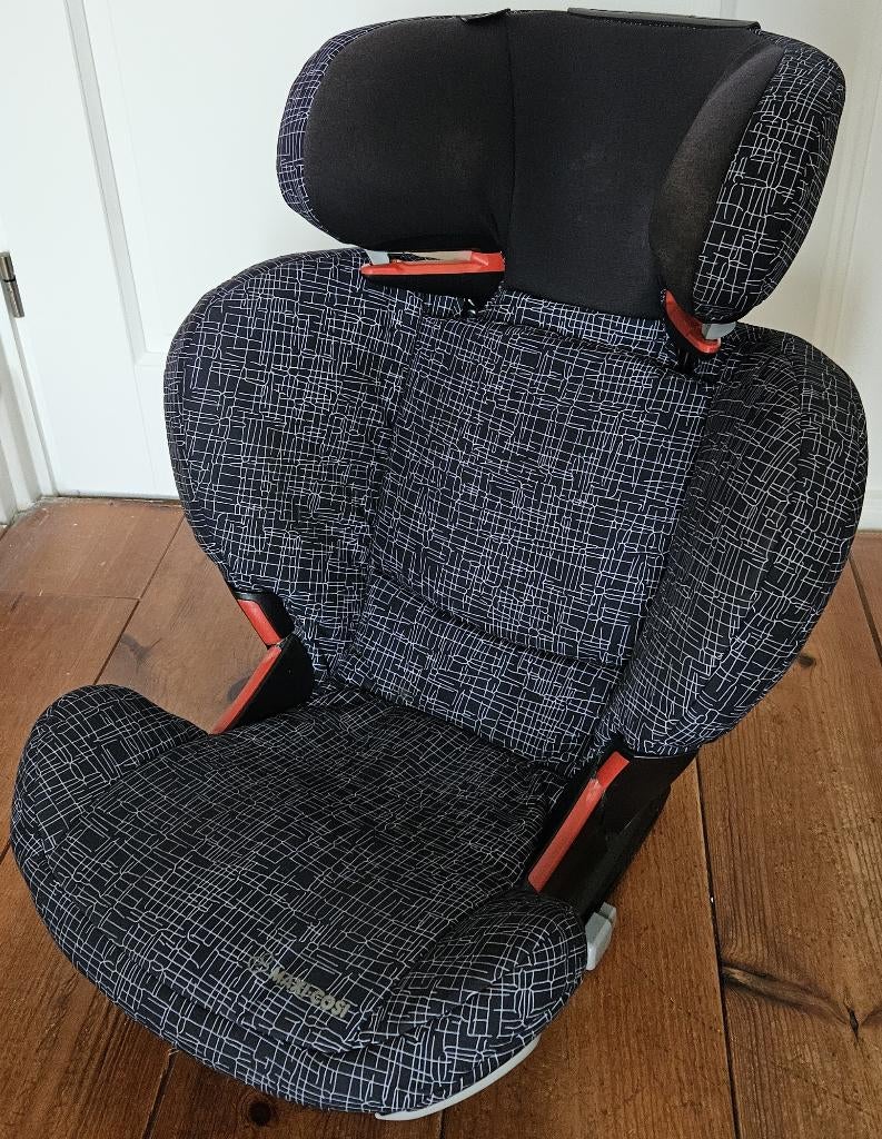Maxi-Cosi Rodifix AirProtect Black Grid (eventueel 2 stuks), Ophalen, Gebruikt, 15 t/m 36 kg, Verstelbare rugleuning