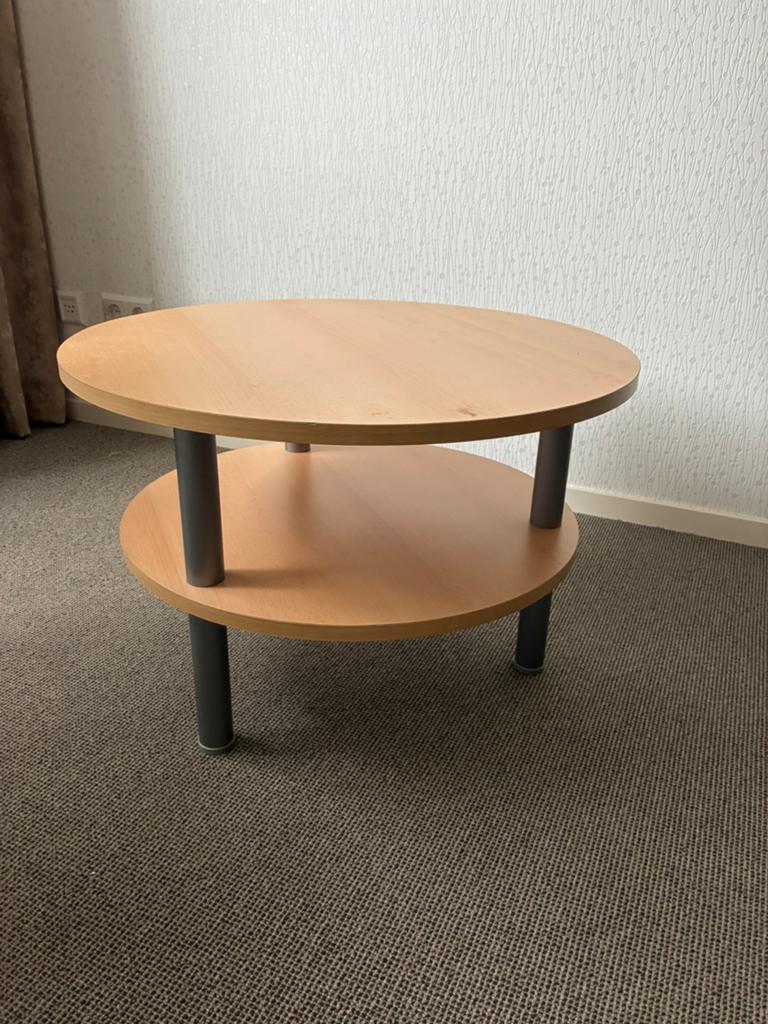 Bijzettafeltje, Minder dan 55 cm, Rond, Zo goed als nieuw, Ophalen