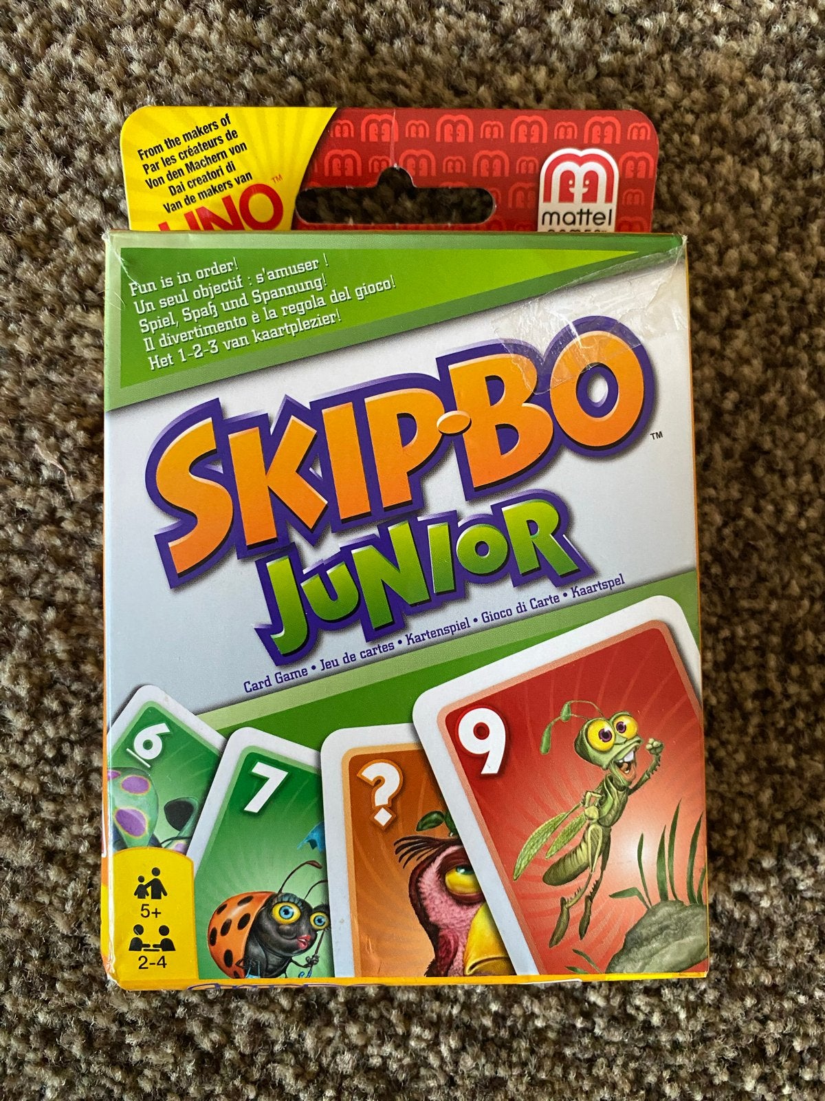 Skip-Bo Junior Kaartspel, Drie of vier spelers, Ophalen of Verzenden, Nieuw