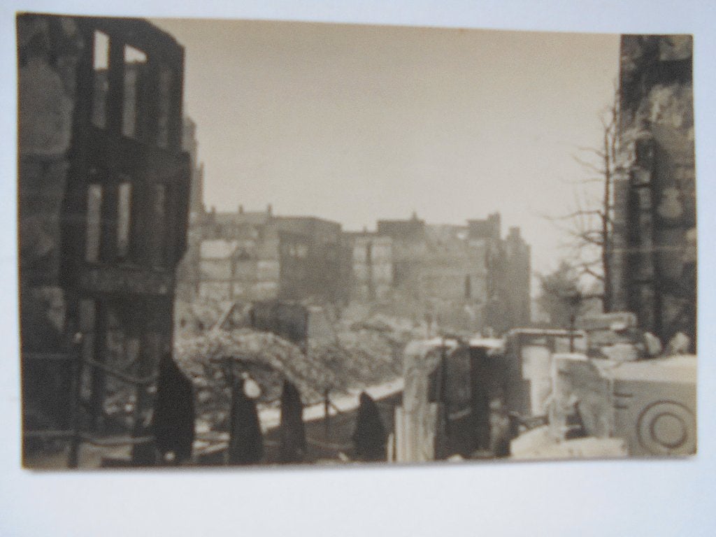 Rotterdam Mei 1940 - Achterzijde Coolsingel foto: S G Brusse, Ophalen of Verzenden, 1940 tot 1960, Ongelopen, Zuid-Holland