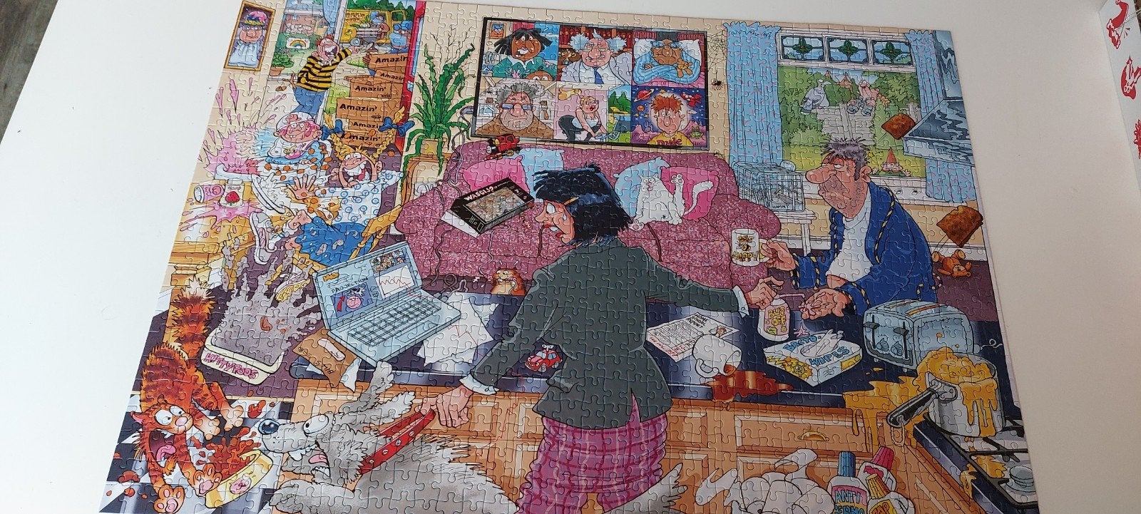Wasgij destiny puzzle puzzel nr 24 business as usual, Hobby en Vrije tijd, Denksport en Puzzels, Ophalen of Verzenden, 500 t/m 1500 stukjes