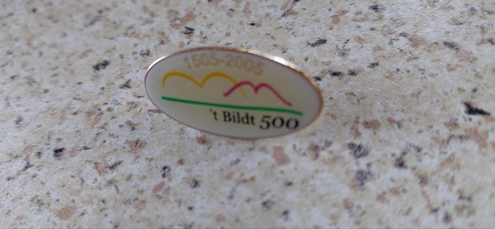 Speldje 't Bildt 500 jaar 1505-2005, Ophalen of Verzenden, Gebruikt, Stad of Land, Speldje of Pin