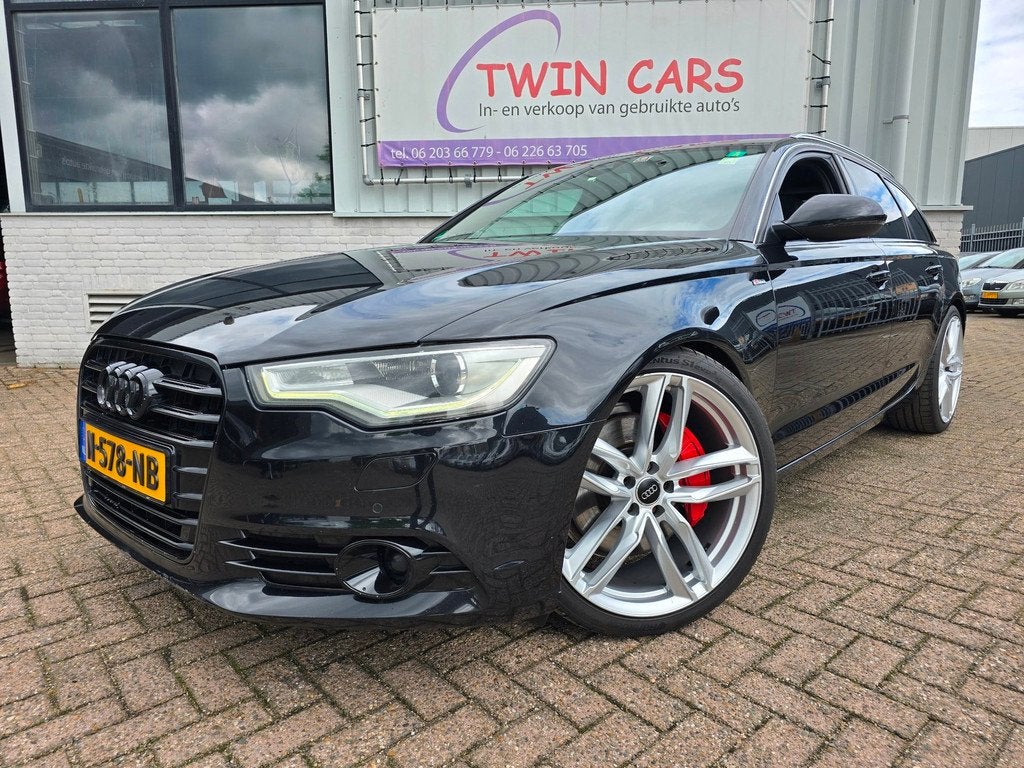 Audi A6 Avant 3.0 TDI BiT quattro S-Line Pano Bose Xenon Led, Auto's, Audi, Automaat, Euro 5, Gebruikt, Zwart