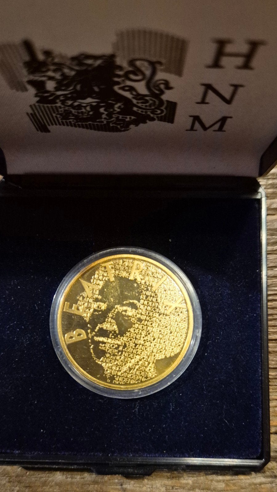 5 euro gouden  munt V.van Gogh  en kon. Beatrix, Koningin Beatrix, Losse munt, Zilver, Overige waardes