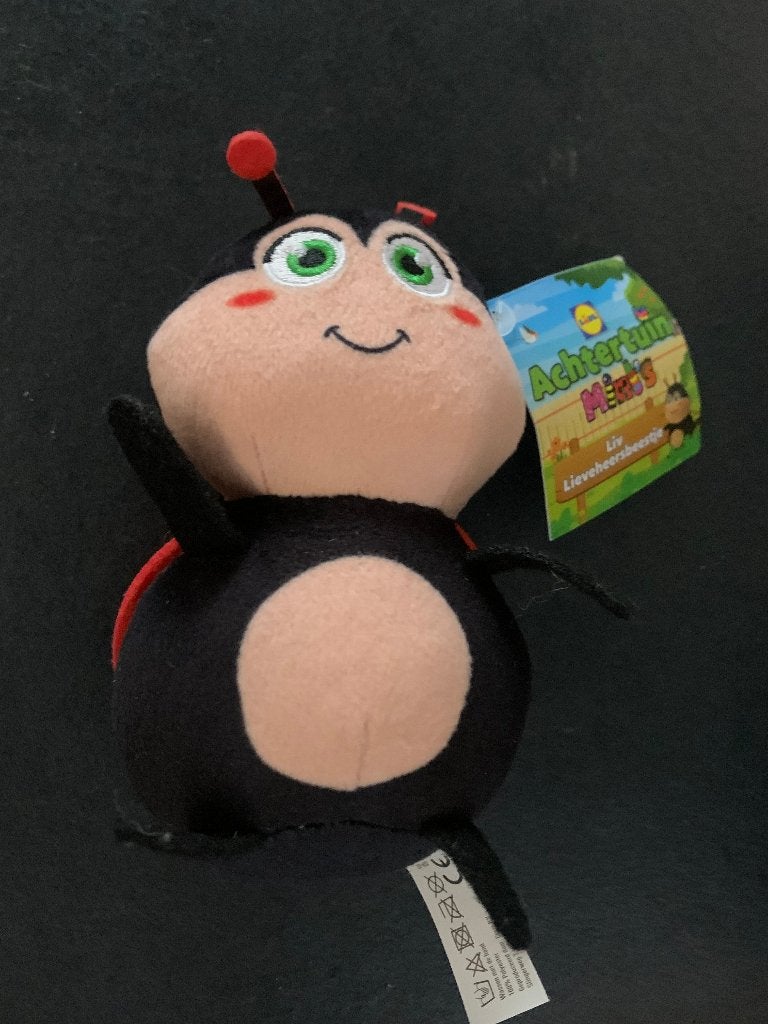 Lidl mini knuffel lievenheersbeestje, Lidl, Overige karakters, Overige typen, Ophalen of Verzenden
