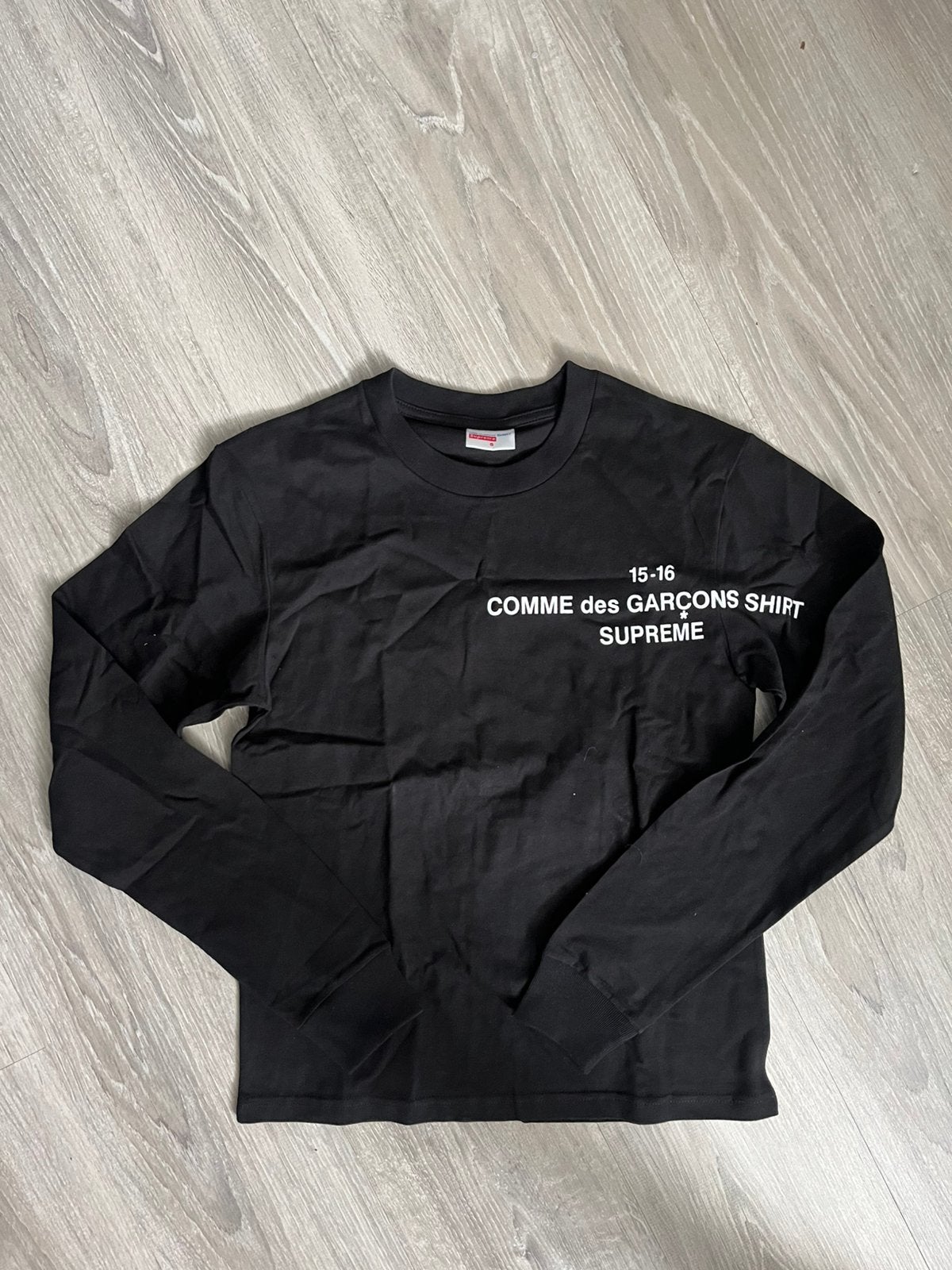 Comme des garcon longsleeve S, Verzenden, Nieuw, Maat 46 (S) of kleiner, Zwart