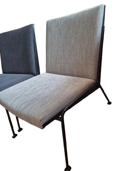 vintage fauteuil design stoel oase Wim Rietveld, Ophalen, Minder dan 75 cm, 50 tot 75 cm