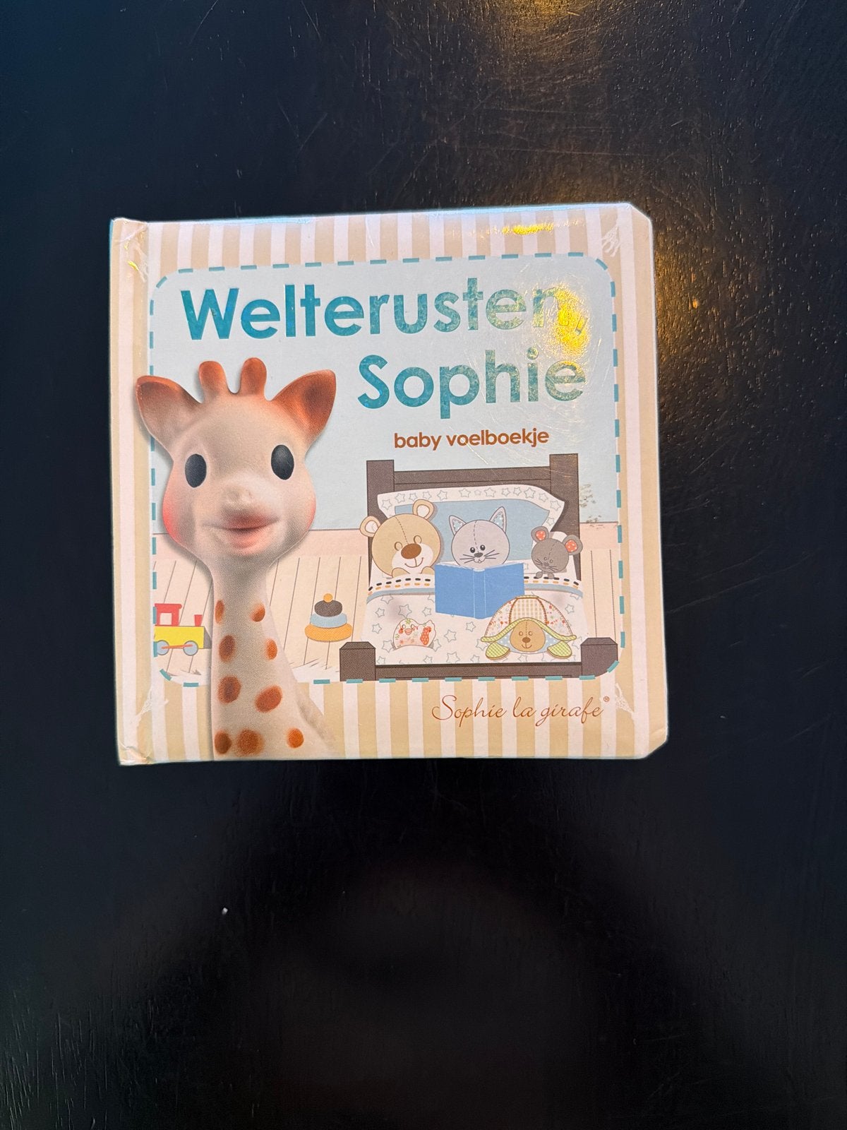 Welterusten Sophie baby voelboekje - Weinig gebruikssporen, Ophalen, Zo goed als nieuw, Uitklap-, Voel- of Ontdekboek, 0 tot 6 maanden