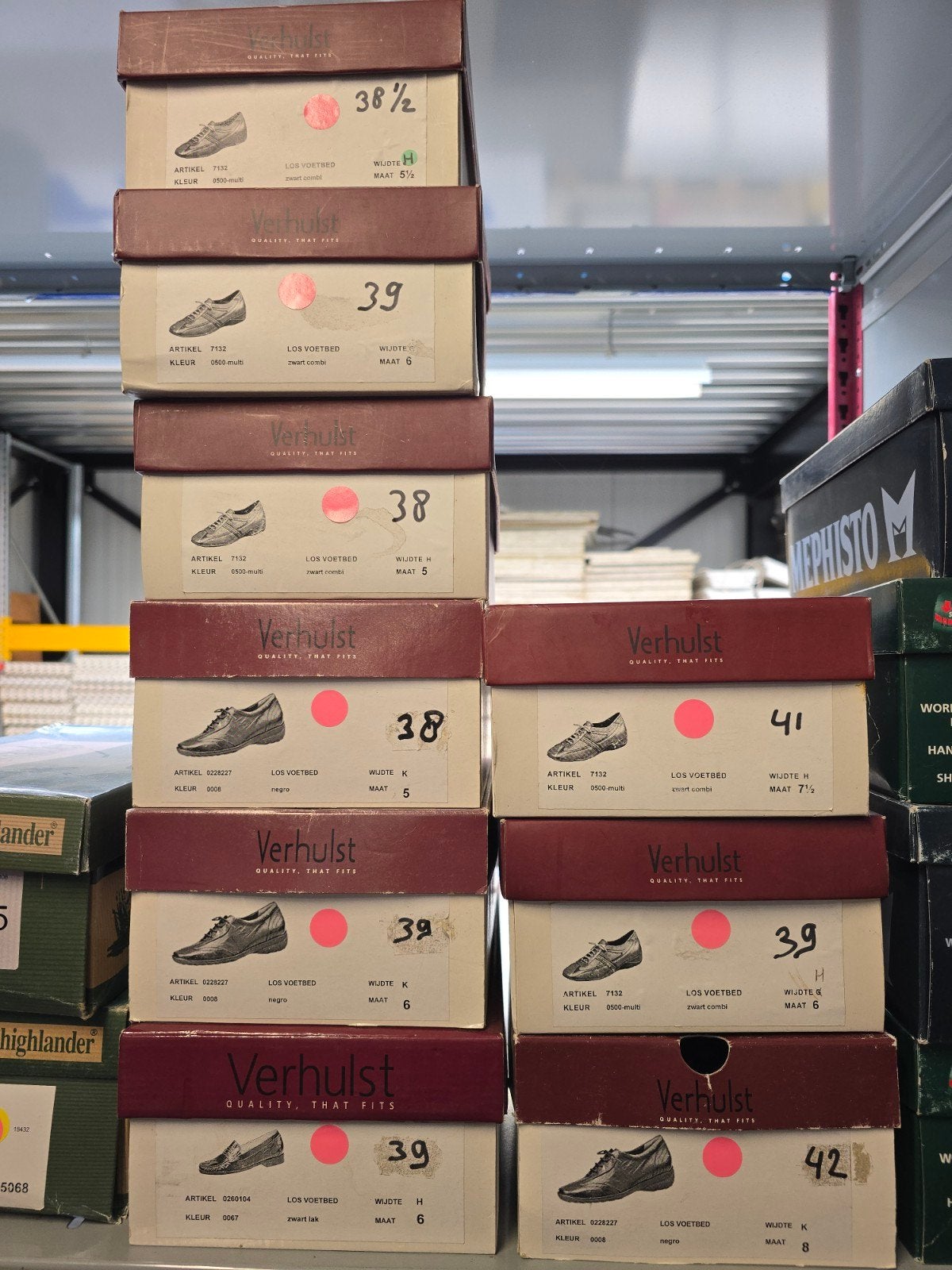 Partij verhulst damesschoenen 9 paar, Kleding | Dames, Schoenen, Zwart, Verhulst, Nieuw, Ophalen of Verzenden