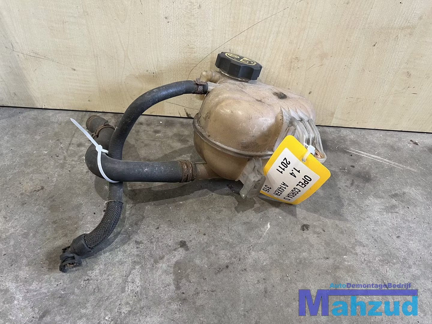 OPEL CORSA D 1.4 Koelvloeistof tank reservoir 2005-2014, Gebruikt, Opel Automobile GmbH, Ophalen of Verzenden, Kontakt@opel-infoservice.de