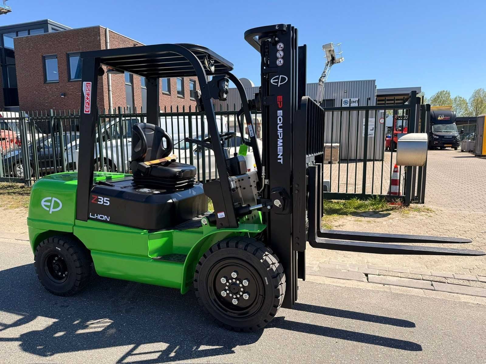 EP - EFXZ351-H - 4.8M Triplex, Free-Lift, Side-Shift - Vorkh, Elektrisch, Heftruck, EP