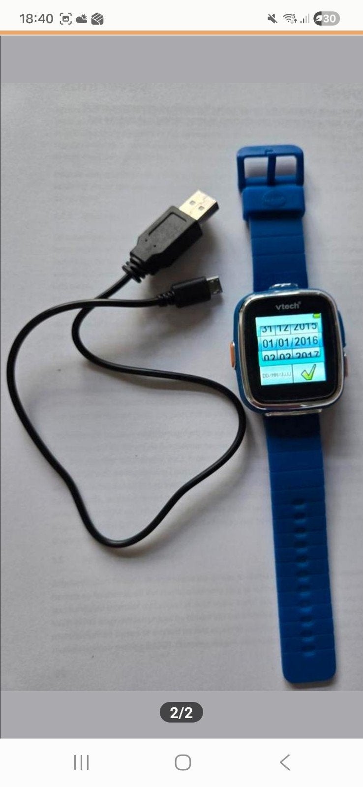 VTech Kidizoom horloge ZGAN., Ophalen of Verzenden, Zo goed als nieuw, 6 jaar of ouder