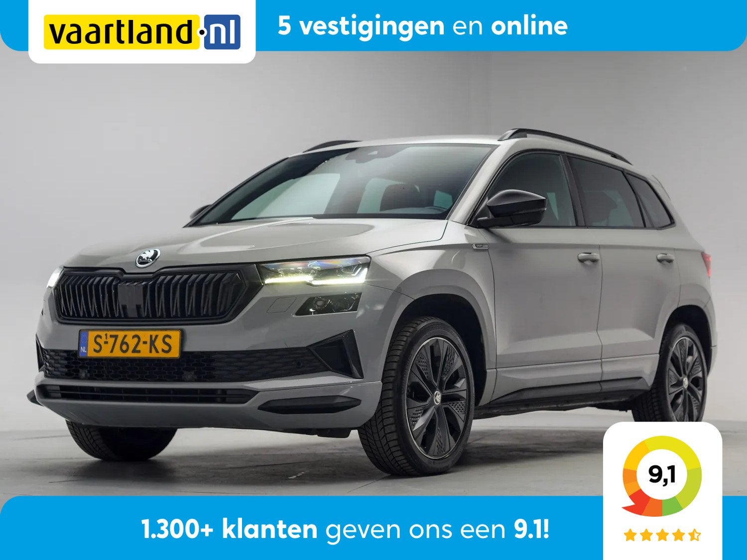 Skoda Karoq 1.5 TSI ACT Sportline Business Aut. [ LED Virtua, Auto's, Automaat, 4 cilinders, 150 pk, SUV of Terreinwagen