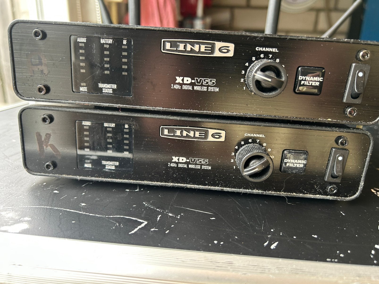 Line6 zender microfoons en ontvanger, Ophalen, Gebruikt, Zender en Ontvanger