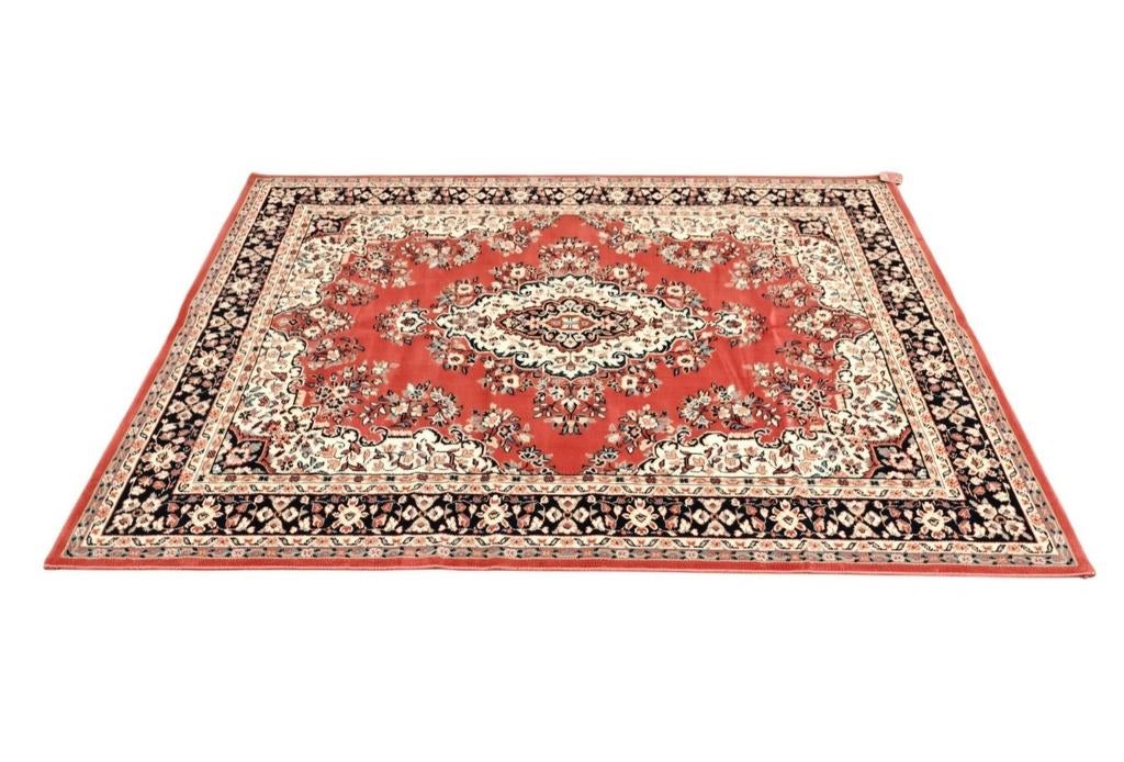 Vintage oosters vloerkleed medallion soft pink 169x230cm, 150 tot 200 cm, 200 cm of meer, Ophalen of Verzenden, Onbekend