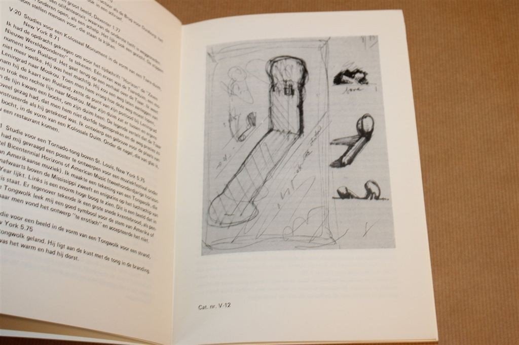 Claes Oldenburg — Tentoonstelling Volle Maan Delft 1977, Ophalen of Verzenden, Gelezen