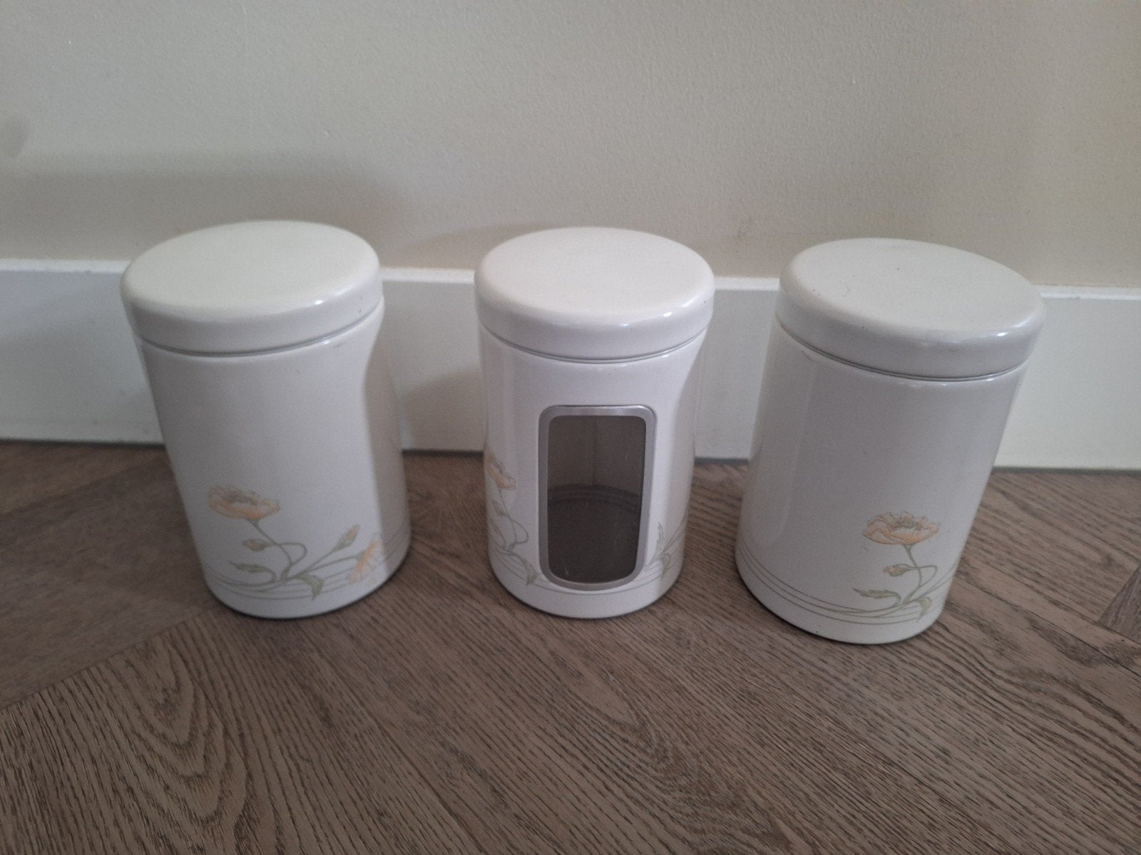 Vintage Brabantia voorraadbussen set (3 stuks), Ophalen of Verzenden, Gebruikt
