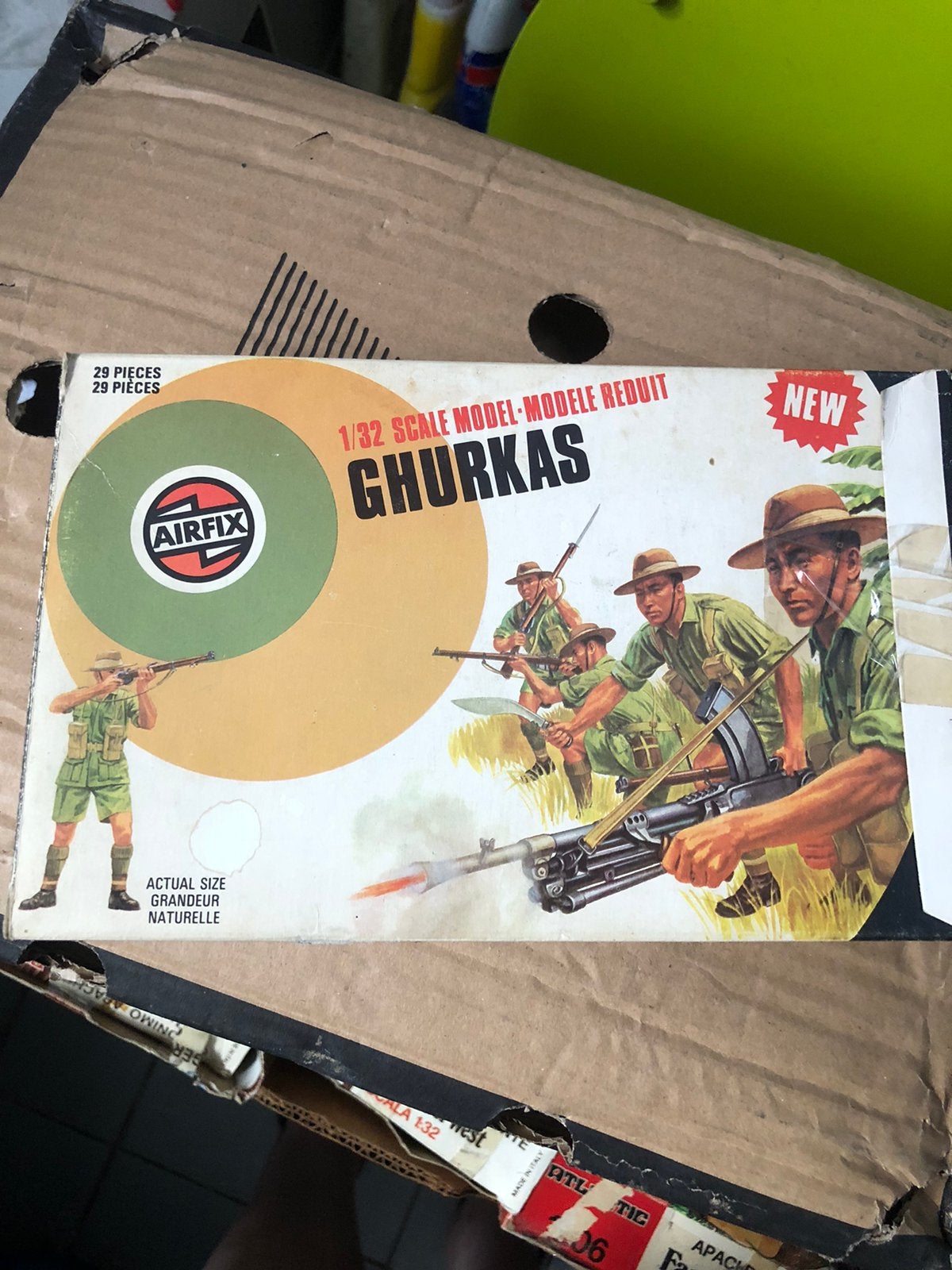 Ghurkas airfix, Hobby en Vrije tijd, Ophalen of Verzenden, Zo goed als nieuw, 1:50 of kleiner