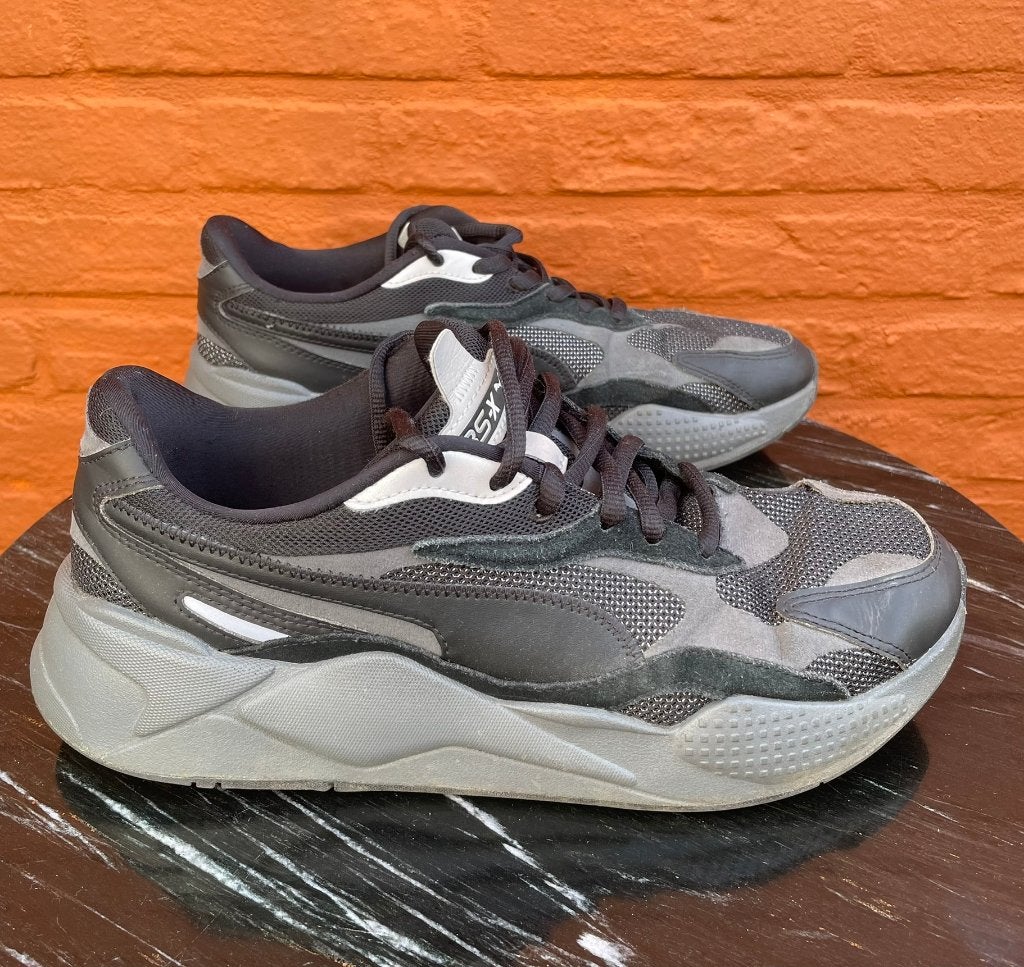 Puma RSX3 Puzzle heren sneakers Castlerock zwart/donkergrijs, Puma, Zwart, Ophalen of Verzenden, Sneakers of Gympen