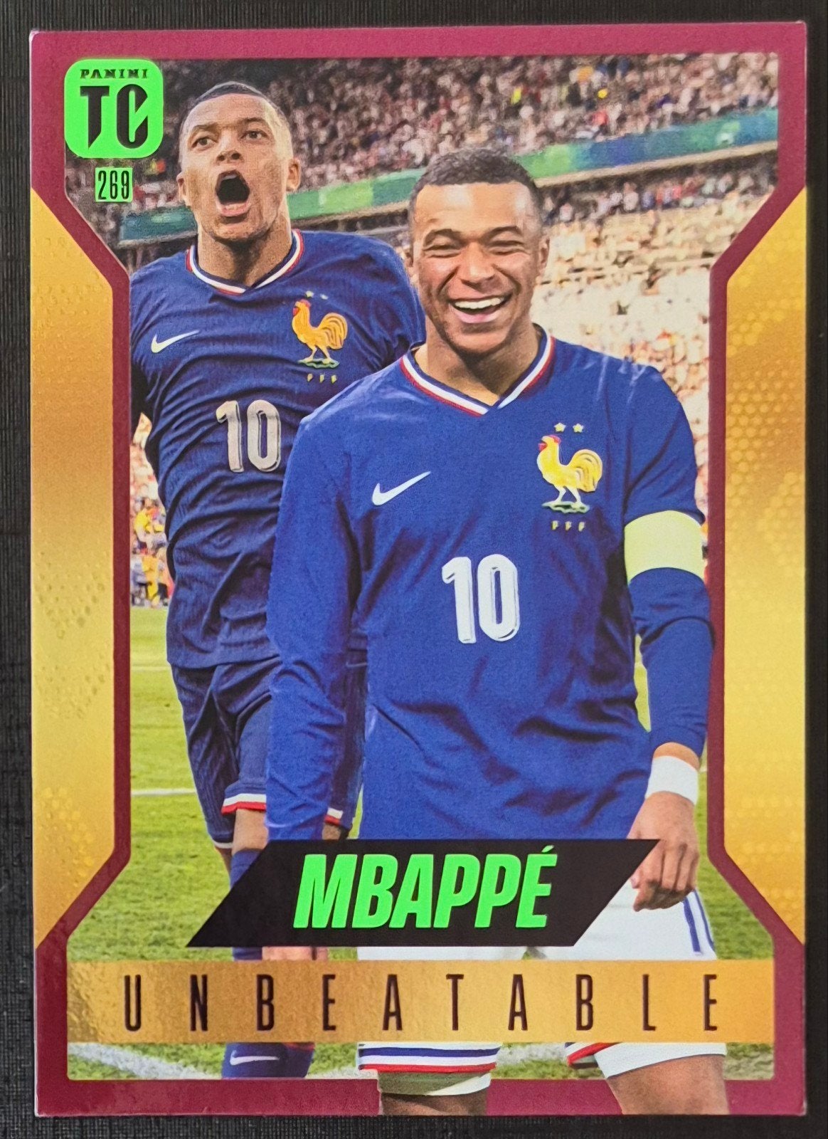 Panini Unbeatable Royal Purple Kylian Mbappe - Frankrijk, Ophalen of Verzenden, Zo goed als nieuw, Buitenlandse clubs, Poster, Plaatje of Sticker