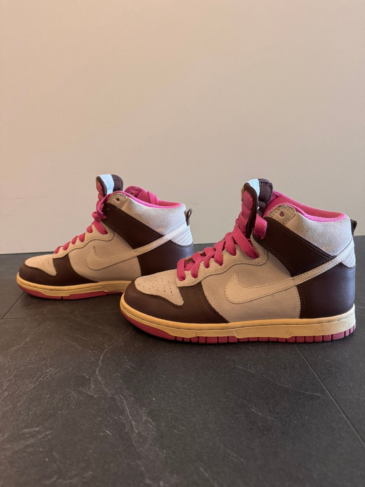 Nike Dunk High White Chocolate Pink maat 38, Overige kleuren, Ophalen of Verzenden, Sneakers of Gympen, Gedragen