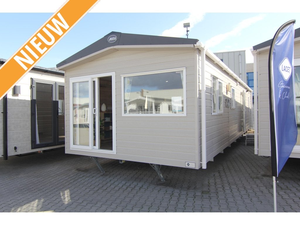 NIEUW: Chalet / Stacaravan ABI Coworth DELUXE - WINTERPAKKET, Caravans en Kamperen, Stacaravans, Tot en met 4